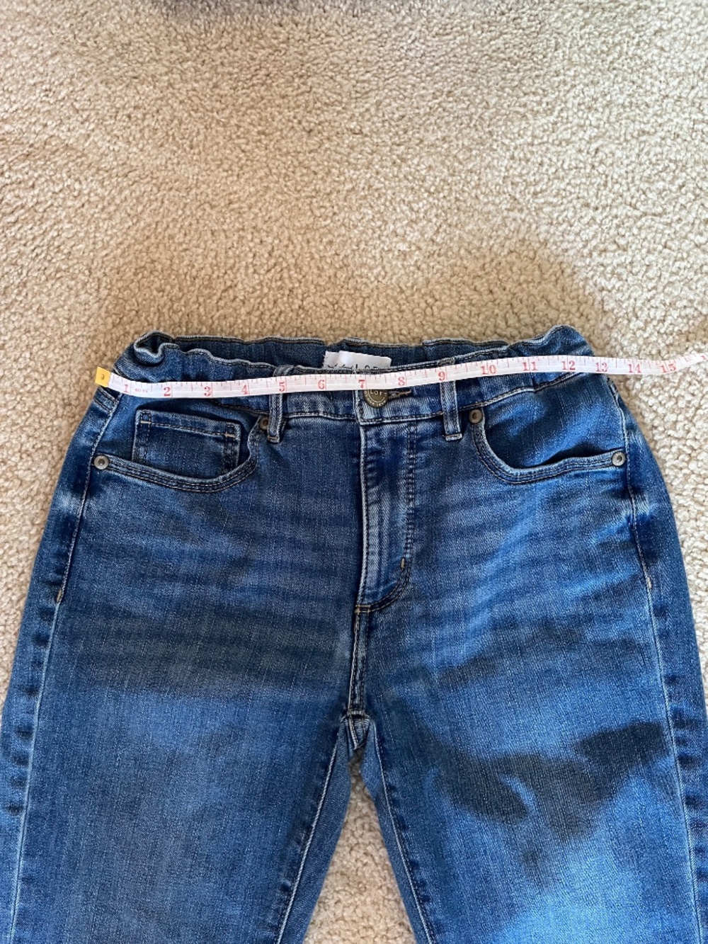 Loft Skinny Jeans with embroidered flower edges - Picture 8 of 8